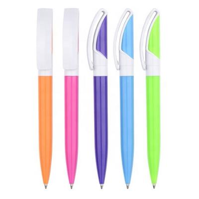 China Promotional Pen Wholesale Square Shaped Big Lots Clip Pens With Custom Ballpoint Pen for sale