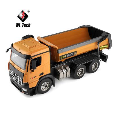 China 280 1:14 Scale 14600 Strong Magnetic Alloy New WLToys Carbon Brush Motor Power Radio Control Dump Construction Truck Toys Model Kids Child Toy Excavator for sale