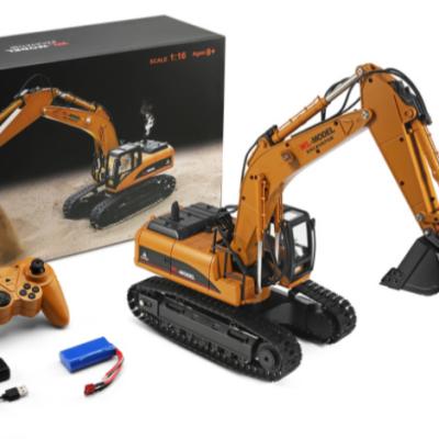 China Vehicles & Remote Control Toys WLToys 16800 1:16 Large Excavator Machine Toys Truck Toy Model Toy Remote Control Electric Simulation 2.4 GHz Alloy Model for sale