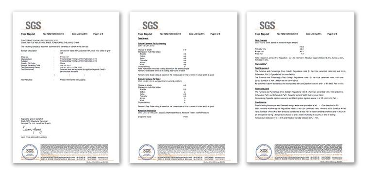 SGS Certificate - Hangzhou yuhang light industry import&export co.,ltd.