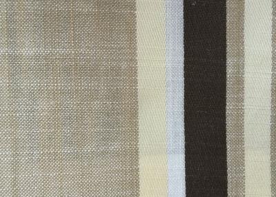 China Washable Upholstery Polyester Blend Fabric , Plain Linen Fabric for sale