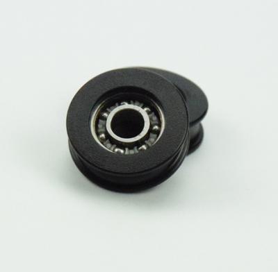 China Hotels Non Noise Rubber Coated Polyurethane PU Rubber Coated Bearing Bearing For Doors Windows for sale