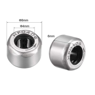 China Hotels Wholesale 4*8*6MM Mini Needle Bearing Needle Roller Bearing HF0406 for sale