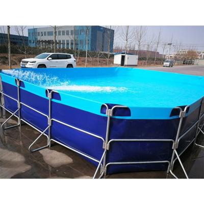 China Premium Quality Aquarium Large 3D Blue Water Pond Plastic Fish Tank for sale