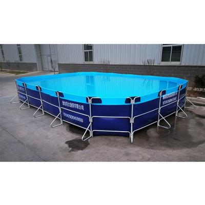 China New Arrival Cylinder Air Pump Pond 50000 Litre Water Plastic Tank For Fish Farming for sale