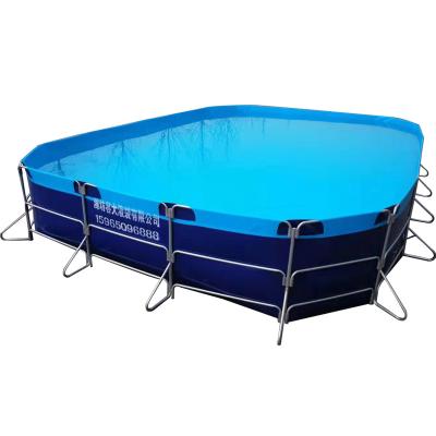 China Newly Listed hot sale Foldable fish farming Pond 10,000L 50,000L 100,000L for sale