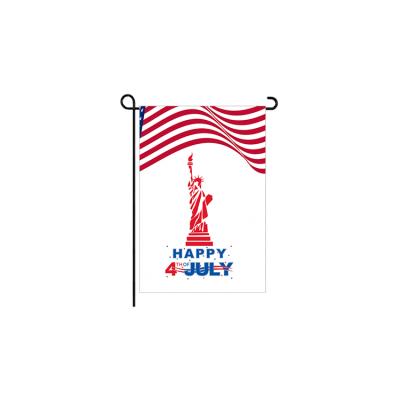 China Health Care Institutes Wholesale Custom Design 4th July Independence Day Garden Flag Home Side Yard Sublimation Double Decorative Happy Customer for sale