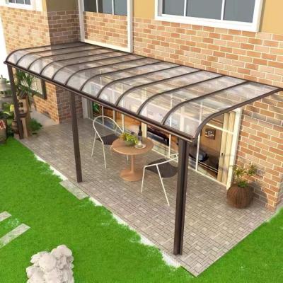 China Anti-UV Custom Size Outdoor Garden Awning Sunshade Tent Awning Aluminum Patio Cover for sale