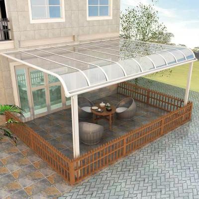 China Balcony Tent Winter Anti-UV Canopy With Polycarbonate Sheet Tent Shade Canopy for sale