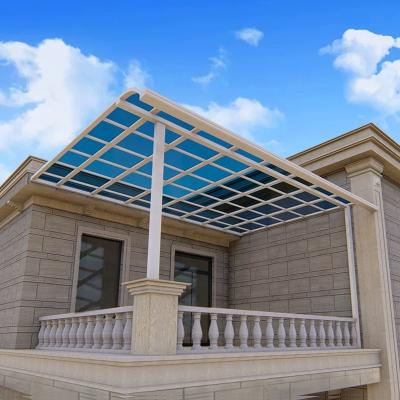 China Aluminum Canopy Tent Patio Balcony Storm Resistance R Type Anti-UV Covers for sale