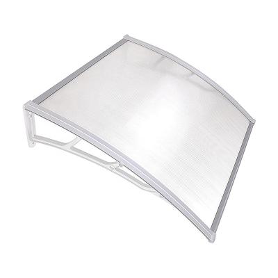 China Front Door Window Canopy Waterproof Anti-UV Balcony Rain Cover Shop Polycarbonate Protected Tent for sale