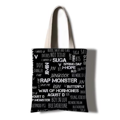 China Rope Handle Canvas Bag Malaysia Standard Size Cotton Canvas Tote Bag for sale