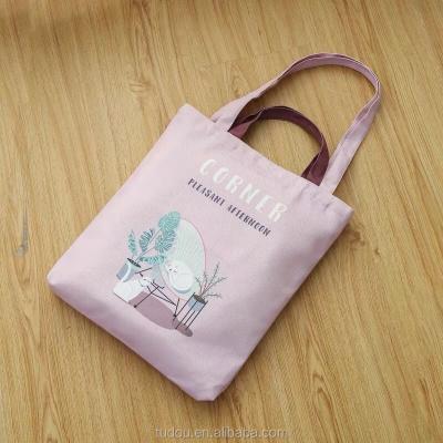 China Poly Rope Handle Rose Canvas Tote Bag Portugal Canvas Tote Bag Canvas Bag for sale