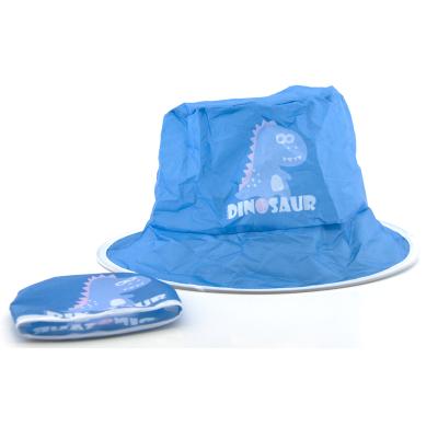 China Collapsible Character 190T Polyester Sun Hat With Self-Cloth Pounch for sale