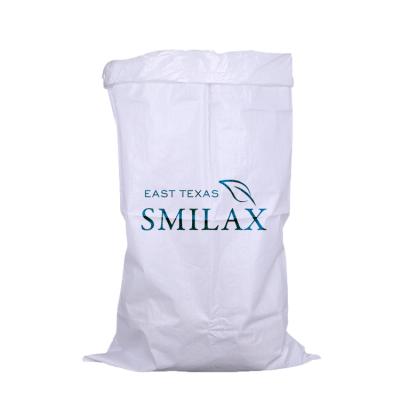 China 25kg 50kg white color moisture proof pp woven bag for building calcium sulfate building materials for sale