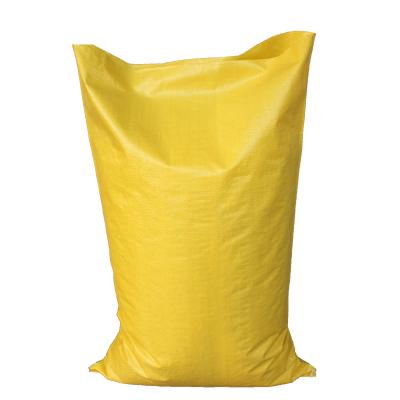 China 25kg PP Recyclable Custom Polypropylene Woven Bags For Soybean Feed Cocoa Use Grain Storage for sale