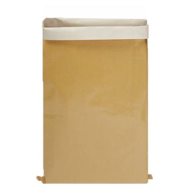 China 5kg 10kg 25kg Recyclable Packaging Stand Up Food Kraft Brown Paper Bag for sale