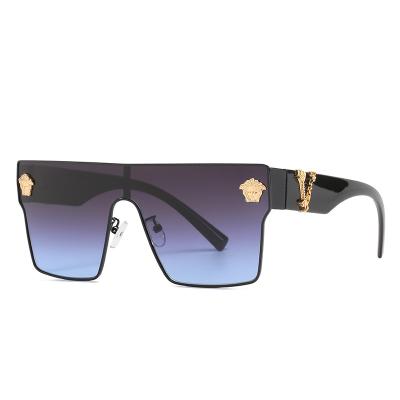 China Ease new European and American sunglasses fashion metal frame one-piece sunglasses star the same style for sale