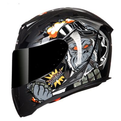 China Hot-selling Full Cover Motorcycle Helmets Men's And Women's High Safety Motorcycle Off-Road Safety Helmets For All Seasons for sale