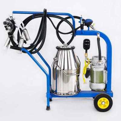 China Portable Simple Oil Free Vacuum Pump Dairy Farm Cow Milking Machine Price Agricultural Chinese India Factory JF-YZ003A for sale