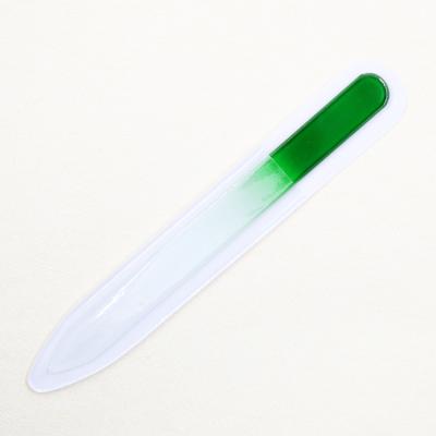 China 2020 Factory Promotion Glass Custom Printed Glass Nail File for sale