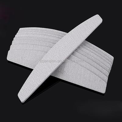 China 2018 Beauty Good Quality Zebra Nail Folders Outdoor Half Moon Shaped Gray Nail Folder for sale