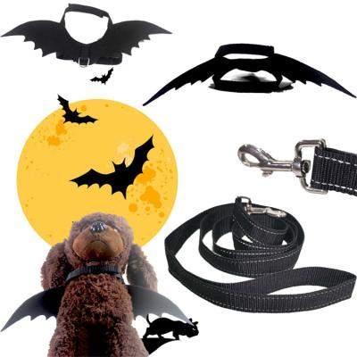 China Hot Sale Personalized Pet Bat Wings Creative Transformation Props Halloween Cats Dogs Collar for sale