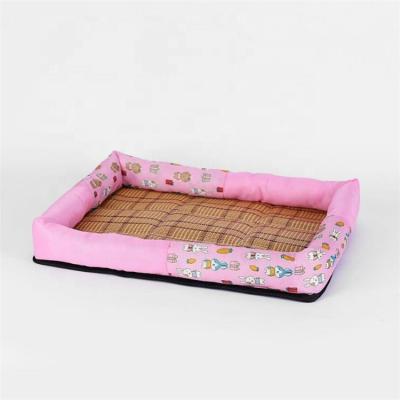 China Cooling Host Selling Summer Dog Bed Pet Nest Breathable Cooling Small Medium Mat for sale