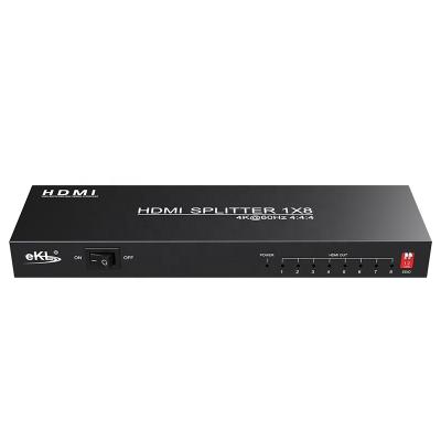 China 8-Port 4K HDMI2.0 4K HDMI Splitter HDMI Type A (F) X1, 5m/4K 60Hz Video Input for sale