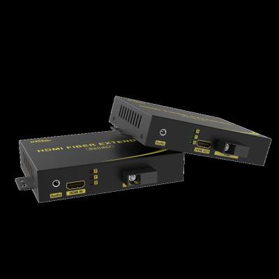 中国 HDMI single mode 20km optical transceiver audio and video optical fiber transceiver HD signal 販売のため