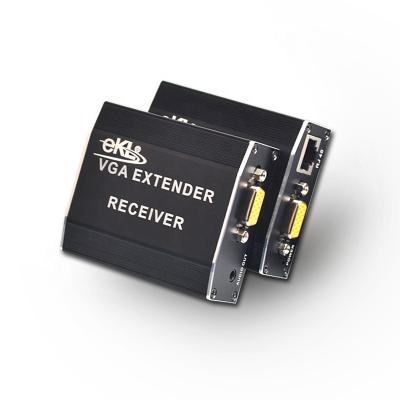 中国 eKL VE100 1080P RJ45 ethernet VGA extender 100m with audio cat5 extender 販売のため