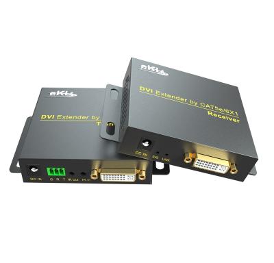 Κίνα 2K DVI Extender 70m Support RS232 Using Cat6 Cable DVI 70m Extender προς πώληση