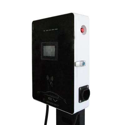 China New Energy vehicle parts hot sale 7kw ev wallbox electric car wall mounted home charging station for sale