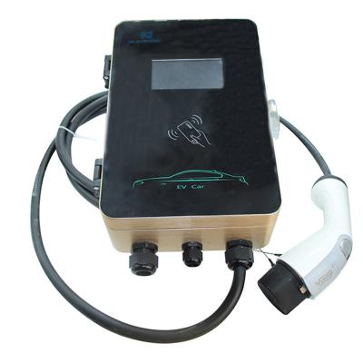 China New Energy hot sale vehicle parts 16a 32a 3 phase 11kw 22KW wallbox IEC 62196 socket level 2 female ev charger station for battery electric vehicles for sale