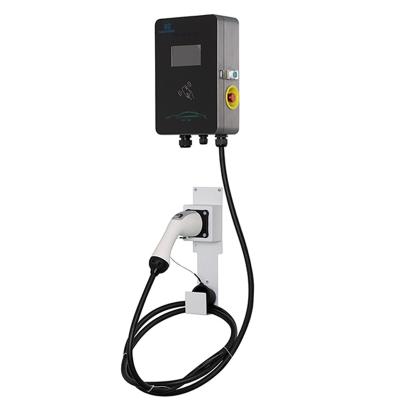 China Wallbox Ev 32a 7kw Charging Station Type2 Plug Type LCD Screen With Wifi Function TUV Certificated EHP-32A7 for sale