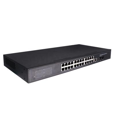 China LACP Switch 24 Port Gigabit tplink IEEE 802.3 SFP Fiber Switch for sale