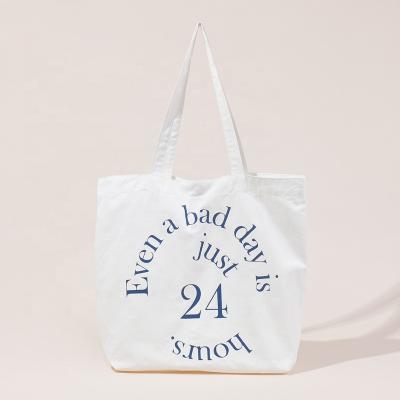 China New 2022 Female Tote Bag Spring Canvas Casual Bag Large Capacity Digital Printing Shoulder Bag Female Handled Korean Version for sale