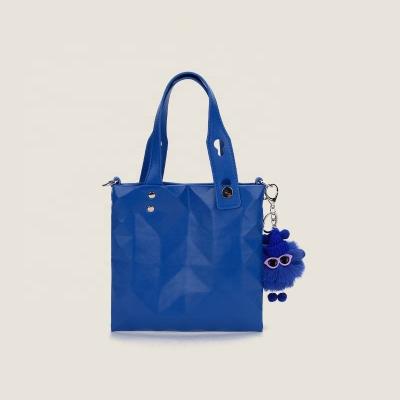 China Wholesale Blue Cross Tote Bag Cartoon Geometry Shoulder Ringer Lady Klein Handbag Water Proof - Body Bag for sale