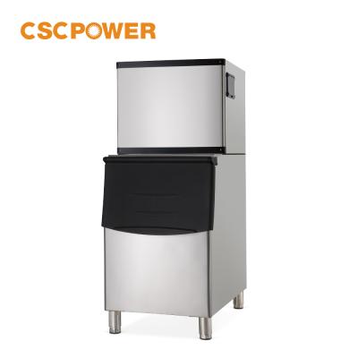 China Hotels Commercial Ice Maker Machine Drinking Ice Cube Ice Machine With Packing System for sale