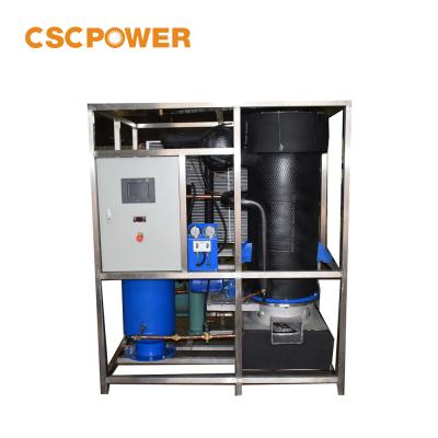 China CSCPOWER hotels ice machine 1 ton/day commercial tube ice machine for human consumption for sale