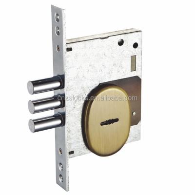 China High quality [806] Russian iron blade lock body for burglar Proof Doors blade locks lockbodies lockbody lock 5 copper keys for sale