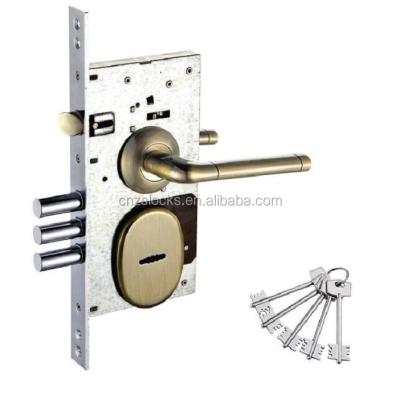 China High Quality Russian Iron Blade Lock Body [804] For Burglar Proof Doors Blade Locks Lockbodies Lockbody 5 Copper Keys for sale