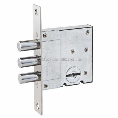 China High Quality Iron [812] Ukraine Russian Iron Blade Lock Body With 5 Keys 8550 Mortise Lock Super September Zinc for sale