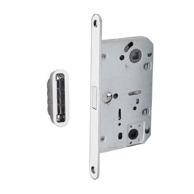 China Iron Italian Design Latch Mortise Door Lock Magnetic Toilet 96*50mm WC410B-S [822-T] for sale