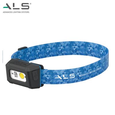 China Rising Rechargeable Portable Climbing Working Emergency Camping SAL 200lm LED Waterproof Headlight for sale