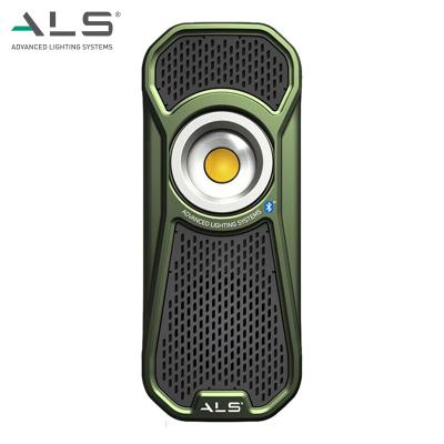 China SAL 600lm Game Music Aluminum Alloy COB LED Entertainment Light Rechargeable AUD601R Audio Work Light for sale