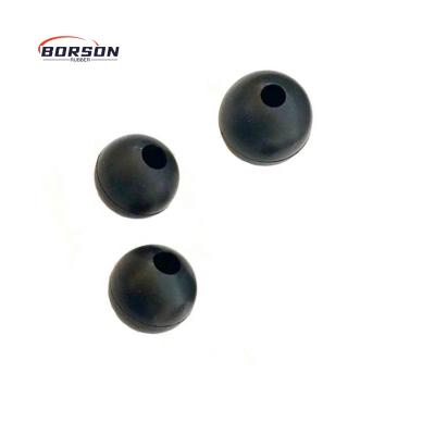 China Industrial Sports/Machinery Ship... Different Size Silicone Soft Hard Rubber Ball With Hole Size Different Color /Material Vibrating Rubber Bouncing Ball for sale