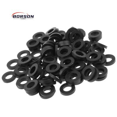 China Factory Industrial High Quality EPDM NBR Rubber Gasket Feeling Valve Install Rubber Gasket Custom Grooved Flat Gasket Gaskets for sale