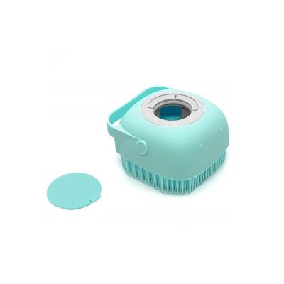 China Sustainable Durable Dog Bathing Massage Brush Cat Dog Cleaning Grooming Rubber Brushes for sale