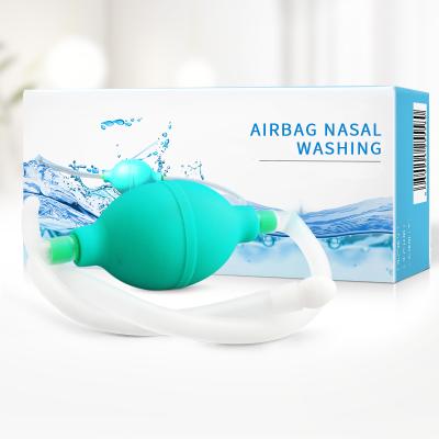 China Flexible Hose Design Lan Run Nasal Irrigator Baby Child Manuli Pneumatic System Deep Cleaning Nasal Seal for sale